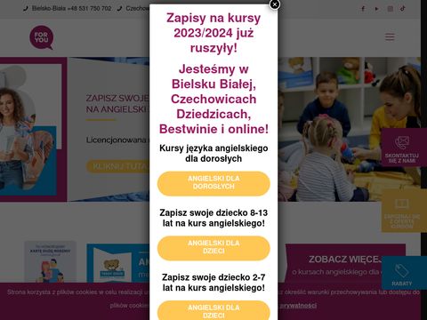 Szkoła językowa Bielsko-Biała - foryou.edu.pl