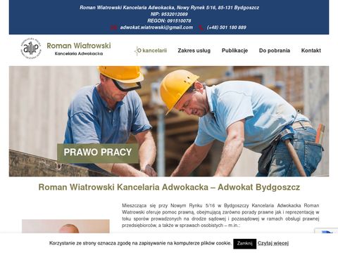 Kancelaria Adwokacka Bydgoszcz - Adwokat Roman Wiatrowski