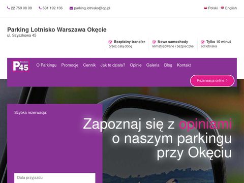 Parking Okęcie Warszawa - OdlotowyParking.pl