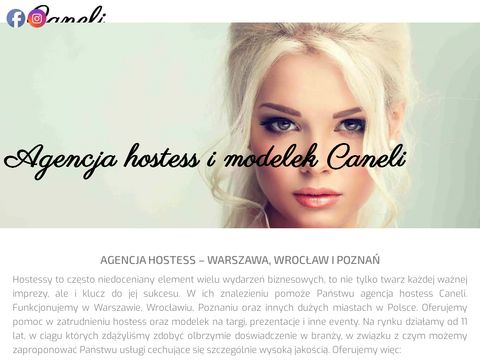 Agencja hostess i modelek Caneli