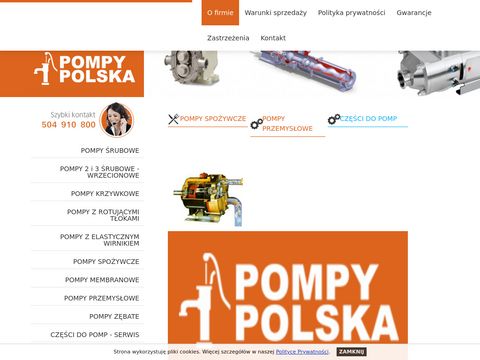 Pompy-Polska - Akcesoria do pomp śrubowych, zębatych, krzywkowych
