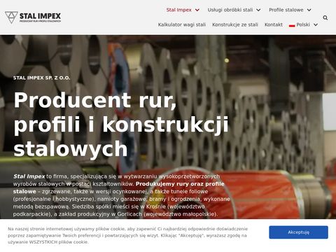 Stal Impex - Producent rur, profili i konstrukcji stalowych