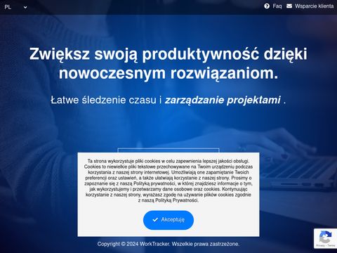 WorkTracker.pl - Narzędzie do Efektywnego Zarządzania Czasem i Projektami