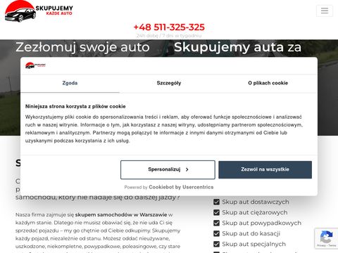 Skup aut Warszawa - Kupiewszystkieauta.pl