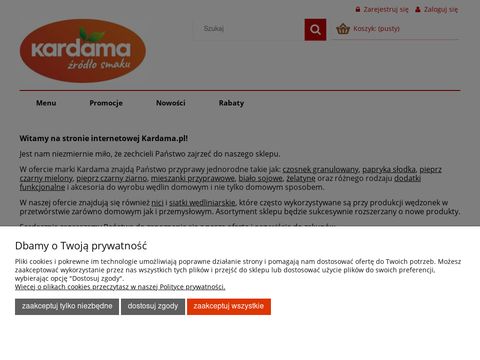Kardama.pl - świat przypraw i mieszanek przyprawowych