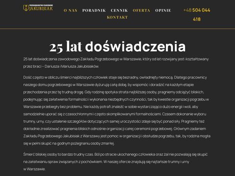 Organizacja pogrzebu Warszawa