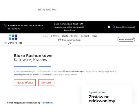 Biuro rachunkowe Zabierzów - Investum.pl
