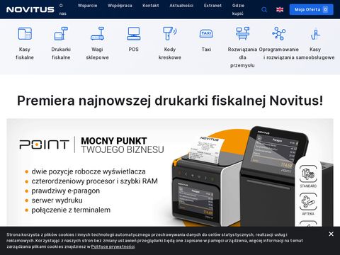 Novitus - dostawca urządzeń fiskalnych
