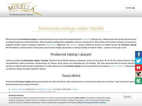 Mirella.pl - hurt rajstop