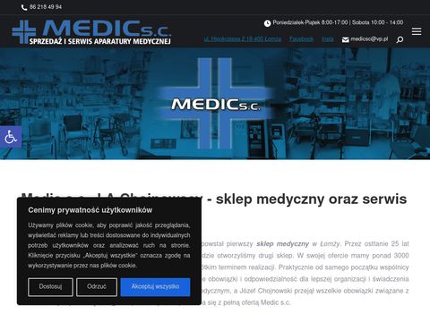 Medic s.c. J.A.Chojnowscy - sklep medyczny i serwis aparatury medycznej