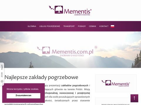 Mementis - serwis firm pogrzebowych