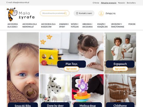 Zzabawki dla dzieci - malazyrafa.pl