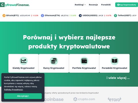 Coinbase oraz Crypto.com - cyfrowefinanse.pl