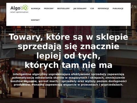 Alokacja towaru - algotiq.pl