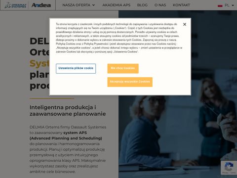 andea-aps.com - harmonogram produkcji