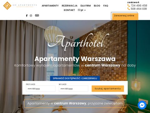 Warszawa apartamenty na wynajem