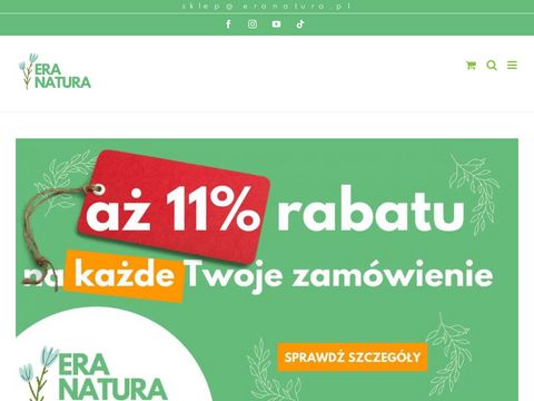 Kosmetyki Naturalne, Wegańskie i Rzemieślnicze - EraNatura.pl