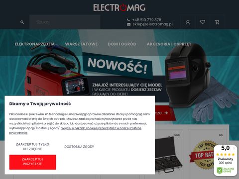 Elektronarzędzia, sklep z narzędziami - Sklep internetowy Electromag