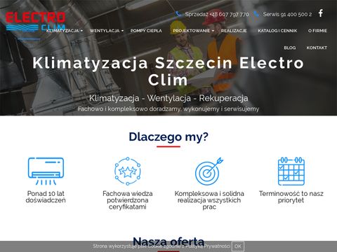 Electro-clim.com.pl - Montaż klimatyzacji i wentylacji