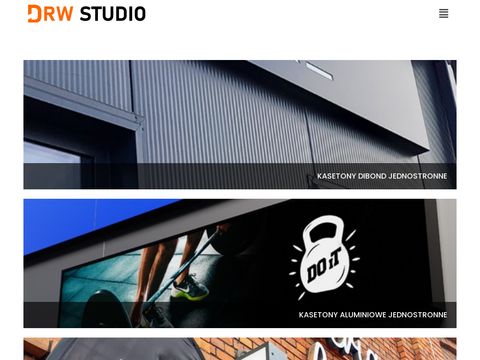 DRW Studio - producent kasetonów reklamowych, liter przestrzennych i reklam świetlnych