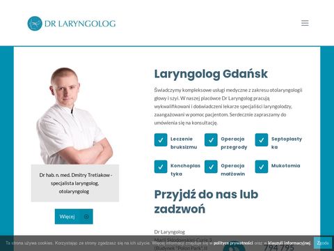 Leczenie chrapania dr Tretiakow - drlaryngolog.pl