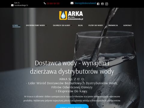 Dostawca wody dla firm - Doskonalawoda.pl