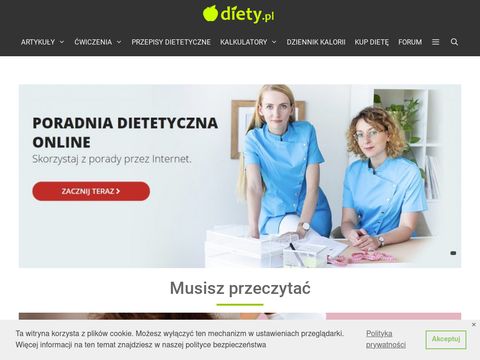 Dieta 1800 kcal - diety.pl