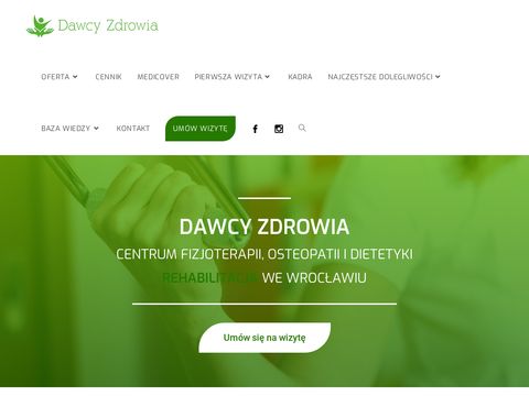 Masaż leczniczy Wrocław - dawcyzdrowia.pl