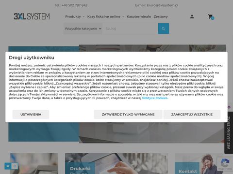 www.3xlsystem.pl kasy fiskalne