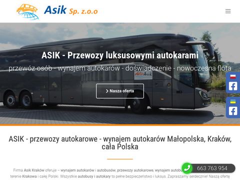 Asik - międzynarodowe linie autokarowe