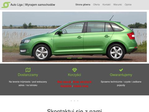 Wypożyczalnia aut osobowych Gdańsk - autoliga24.pl