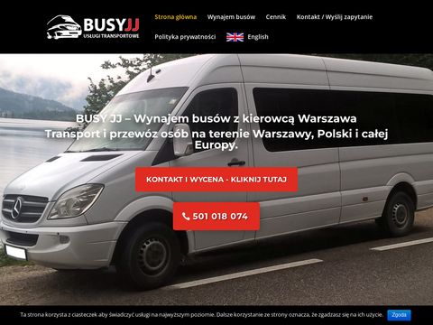 BusyJJ - wynajem busów z kierowcą Warszawa