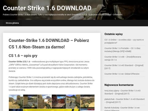 Pobierz Counter Strike 1.6 - Wszystkie wersje CS 1.6