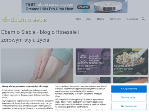 Blog o urodzie i zdrowym stylu życia - dbam-o-siebie.pl