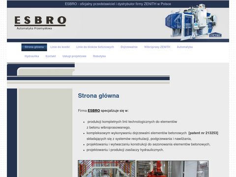 Esbro.pl - linie do kostki brukowej