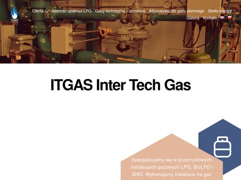 ITGAS Inter Tech Gas - przemysłowe instalacje gazowe lpg