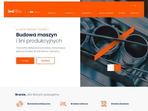 IMI-Polska - projektowanie i budowa maszyn przemysłowych oraz linii produkcyjnych