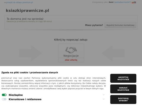 ksiazkiprawnicze.pl Księgarnia prawnicza