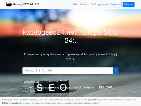 Katalog SEO 24.NET - .:Grupa SEO 24:.