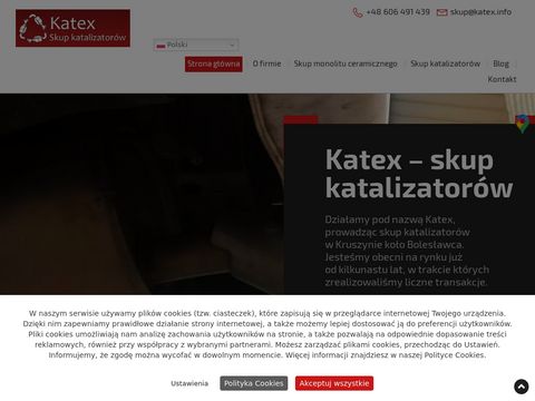www.katex.info Skup katalizatorów