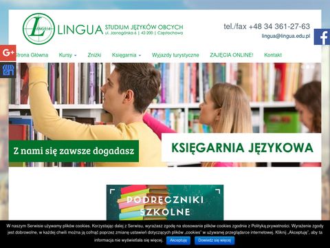 www.lingua.edu.pl szkoła języków