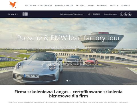 Firma szkoleniowa - langas.pl