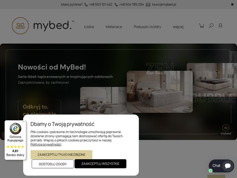 Łóżka na nogach - MyBed.pl