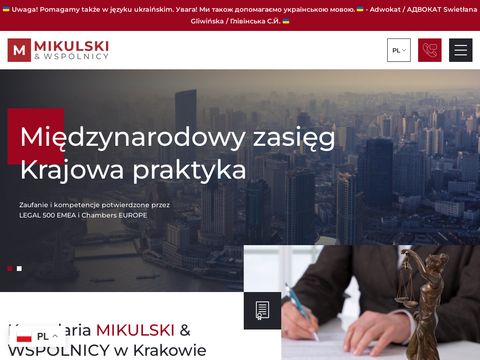 Doradztwo prawne Kraków - mikulski.krakow.pl