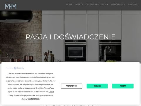 Nowoczesne kuchnie Gdańsk MHM