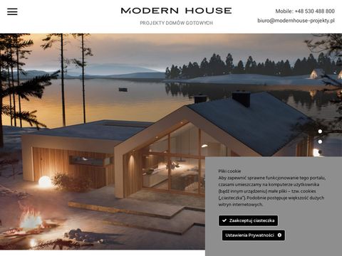 Projekty domów z płaskim dachem - MODERN HOUSE