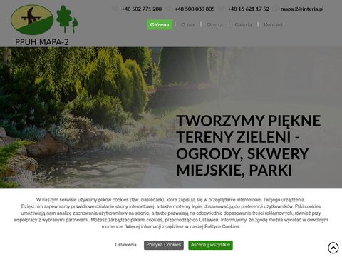 MAPA-2 projektowanie ogrodów Jarosław