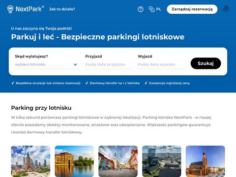 Parking lotnisko Gdańsk - nextpark.pl