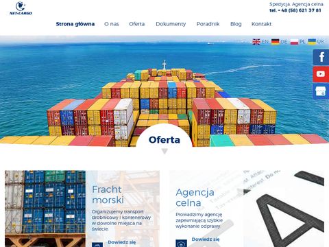 Net-Cargo Spółka z o.o. fracht morski