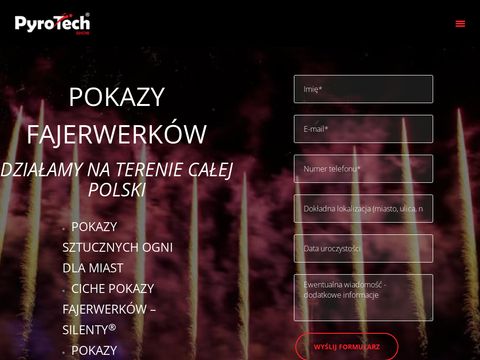 Pokazy sztucznych ogni - pyro-tech.pl